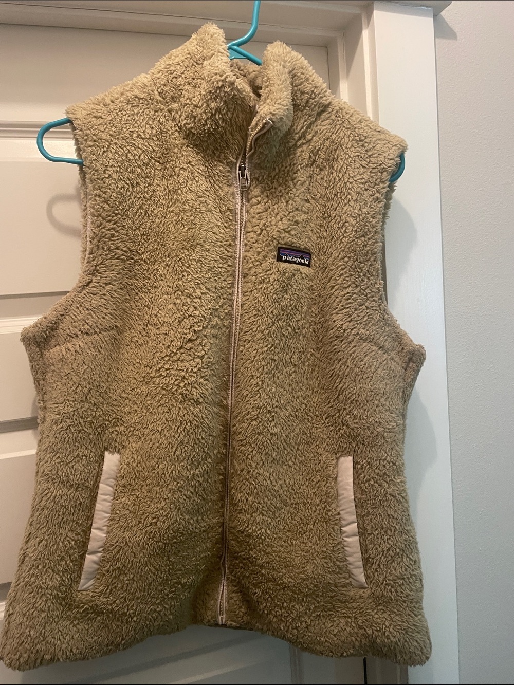 Patagonia Kids Beige Sherpa Fleece Vest